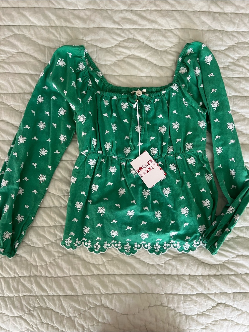 Roller Rabbit Isotta Embroidery Yanna Top